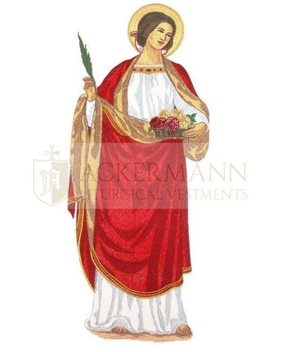 Gestickte Applikation