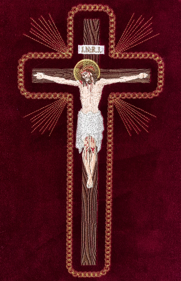 Gotische Kasel Die Kreuzigung Christi #425