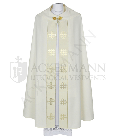 Gotische Rauchmantel mit Stola und mitra103