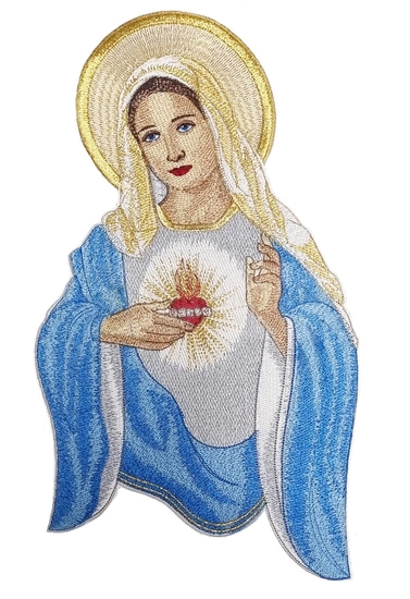 Gestickte Applikation