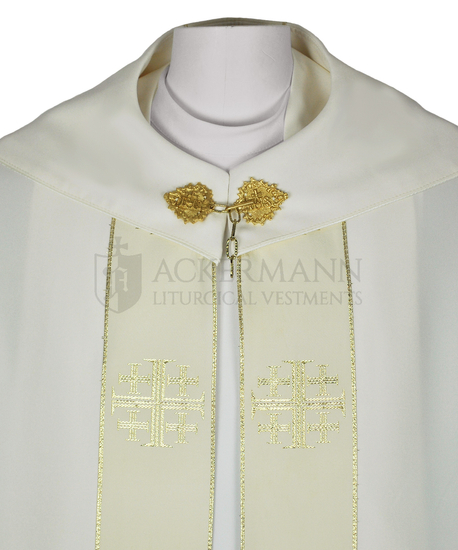 Gotische Rauchmantel mit Stola 103