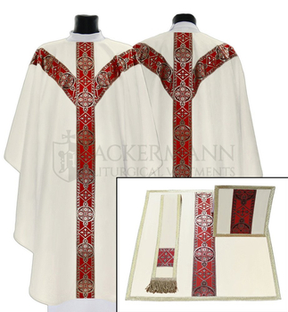 Semi Gothic Chasuble model 201