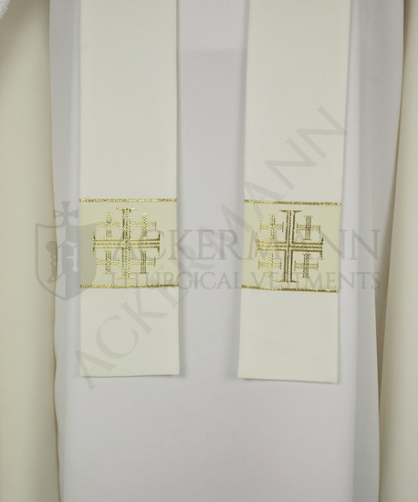 Gotische Rauchmantel mit Stola und mitra103