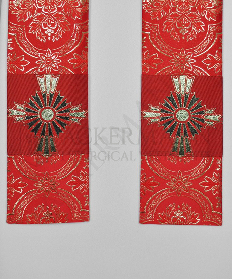 Gotische Rauchmantel mit Stola 021