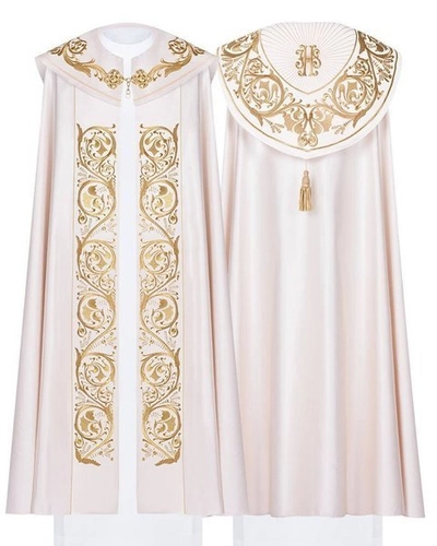 Gotische Rauchmantel mit Stola 009