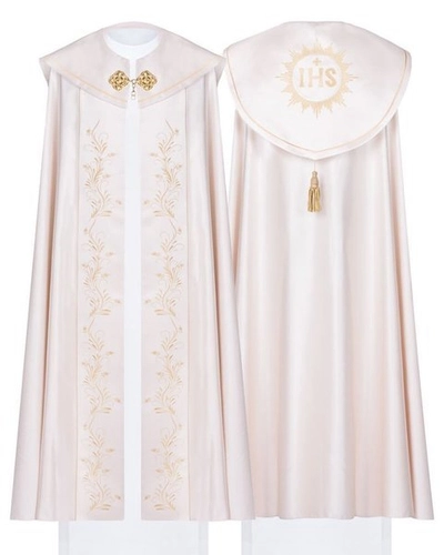 Gotische Rauchmantel mit Stola 037