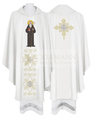 Gotische Kasel Heiliger Benedikt