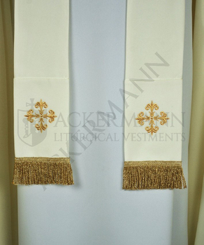 Gotische Rauchmantel mit Stola 031