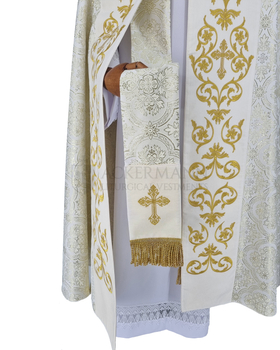 Gotische Rauchmantel mit Stola 311