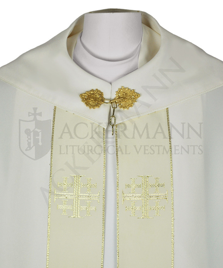 Gotische Rauchmantel mit Stola und mitra103