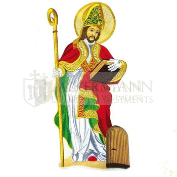 Gestickte Applikation