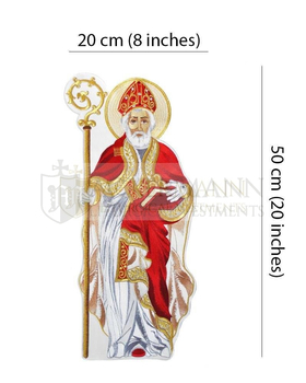 Gestickte Applikation