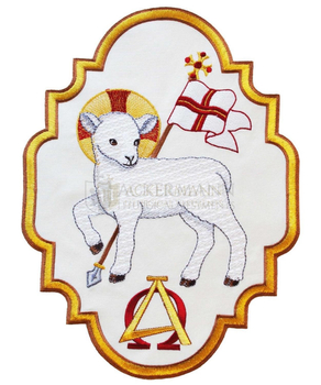 Gestickte Applikation