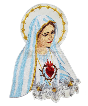 Gestickte Applikation