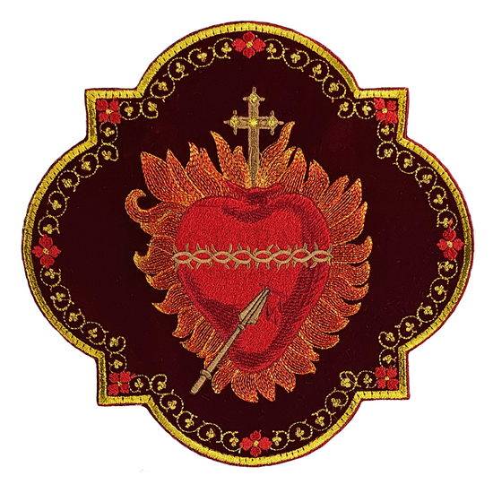 Gestickte Applikation