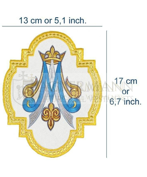 Gestickte Applikation