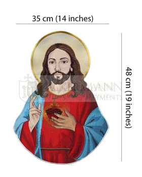 Gestickte Applikation