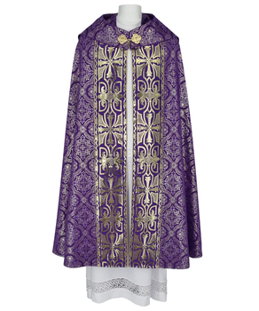Gotische Rauchmantel mit Stola 008