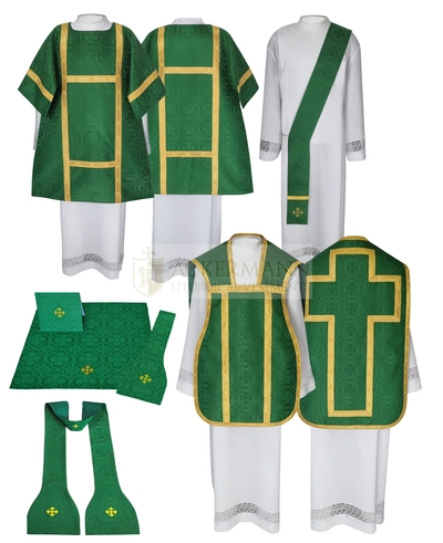 Set of Roman Chasuble with Dalmatic