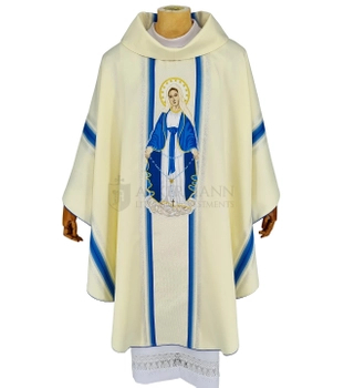 Gotische Kasel "Unsere Liebe Frau vom Rosenkranz"