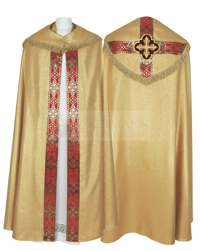 Gotische Rauchmantel mit Stola 113