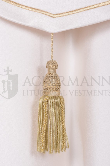 Gotische Rauchmantel mit Stola 009