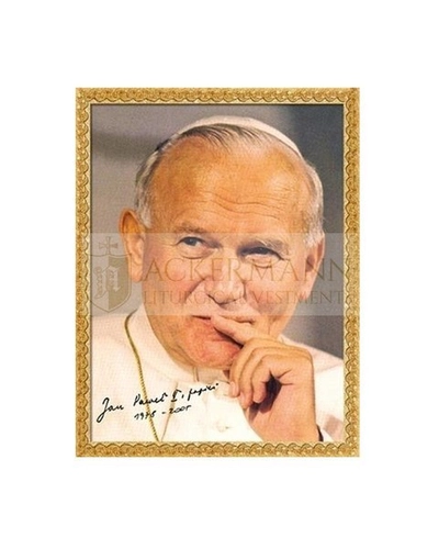 Bild auf dem Stoff "St. Pope John Paul II"