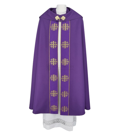 Gotische Rauchmantel mit Stola 103