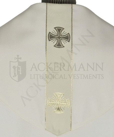 Set von Gotische Rauchmantel und Gotische Kasel "Malteserkreuze" #104