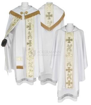 Set von Gotische Rauchmantel und Gotische Kasel 006