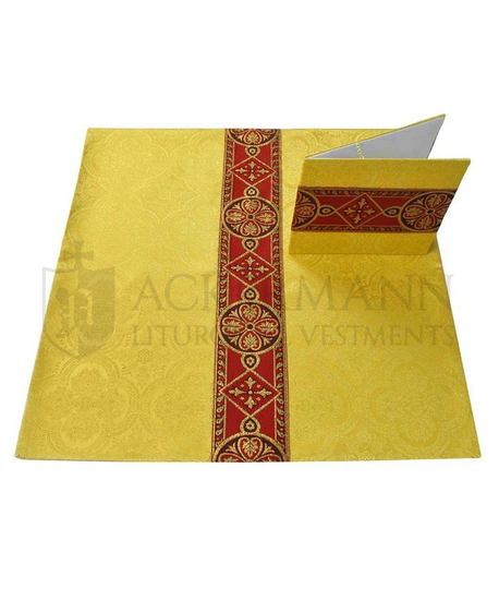 Gotische Kasel und Bursa, Kelchvelum