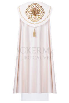 Gotische Rauchmantel mit Stola 004