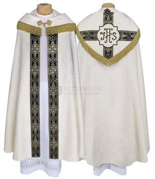 Semigotische Kasel und Rauchmantel mit Sargkleid 215