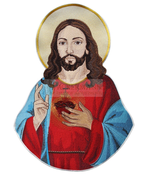 Gestickte Applikation