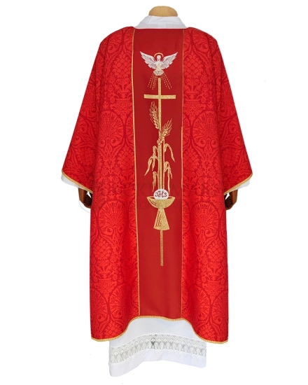 Gotische Dalmatik Heiliger Geist für Pfingstsonntag #007