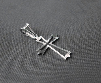 Silberkreuz "Diamant" v5