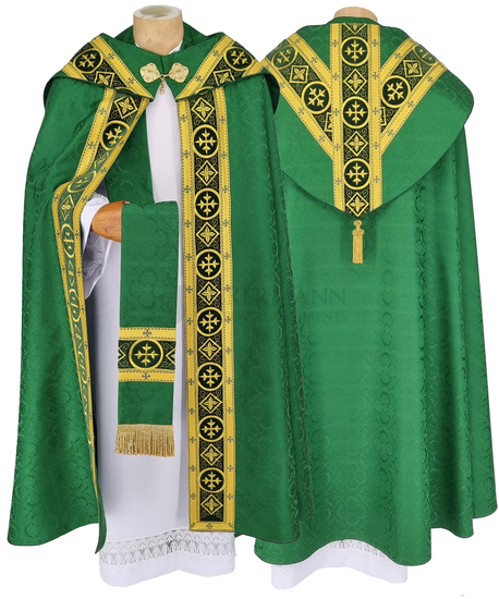 Gotische Rauchmantel mit Stola #29