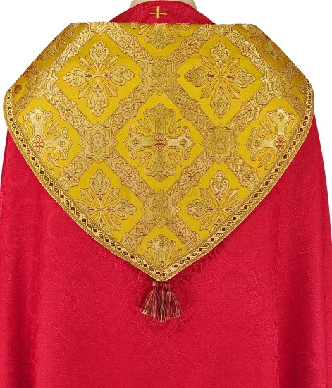 Gotische Rauchmantel mit Stola