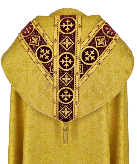 Gotische Rauchmantel mit Stola #29