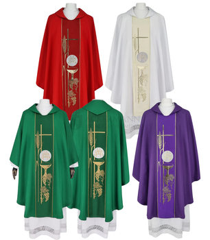 Garnitur von 4 Kaseln #036