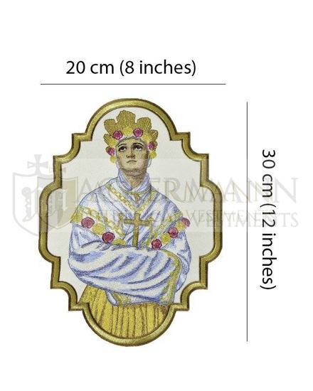 Gestickte Applikation