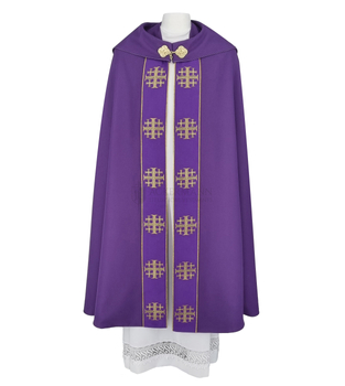 Gotische Rauchmantel mit Stola 103