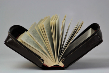 Cover für die Bibel mit Stickerei