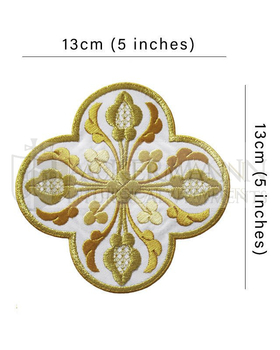 Gestickte Applikation