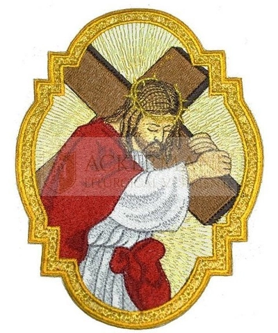 Gestickte Applikation