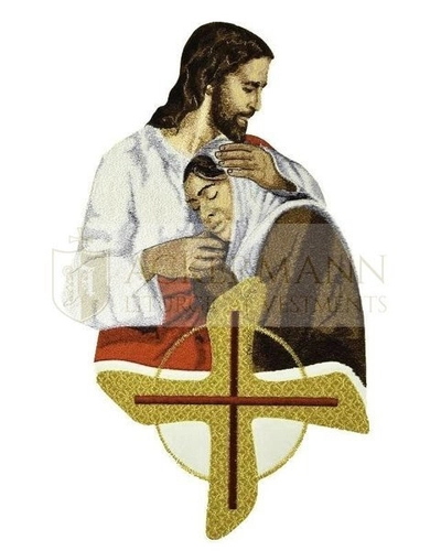 Gestickte Applikation