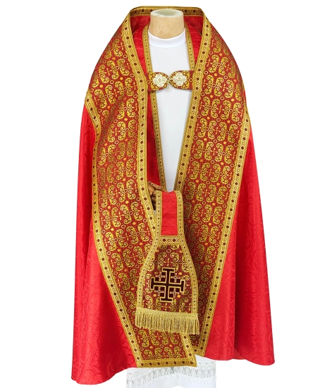 Römische Pluviale Jerusalem Kreuz #099