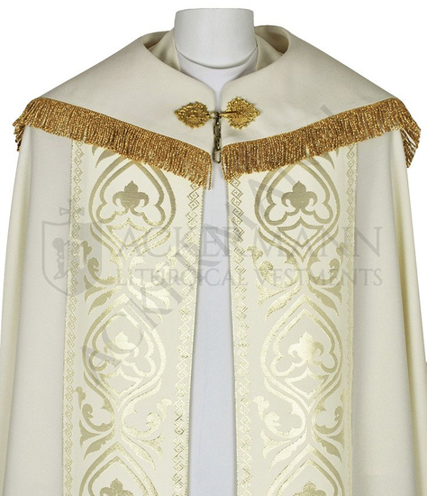 Gotische Rauchmantel mit Stola 031