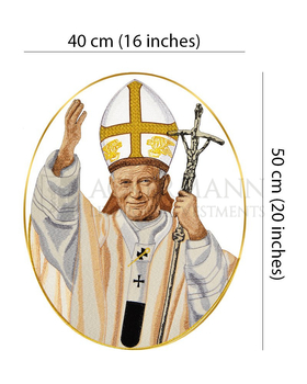 Gestickte Applikation