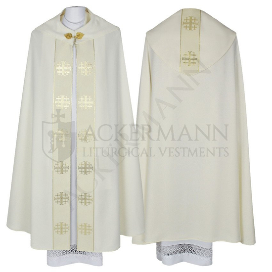 Gotische Rauchmantel mit Stola und mitra103